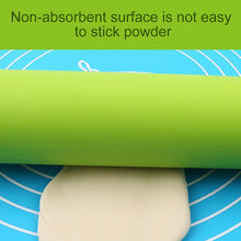 Load image into Gallery viewer, kn055 Solid Wooden Handle Silicone Rolling Pin Non-stick Food Dumpling Stick, Length: 43cm, Random Color Delivery, 43cm