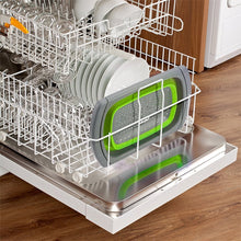 Load image into Gallery viewer, kn003 Household RetractableFruit and Vegetable Water Filter Basket Washing Basket, Green, Red