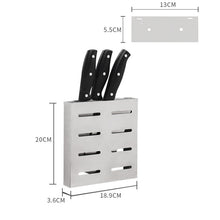 Load image into Gallery viewer, 304 Stainless Steel Wall-mounted Kitchen Rack Hanging Knife Holder, Knife Holder