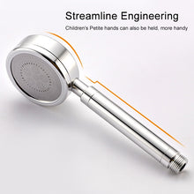 Load image into Gallery viewer, Space Aluminum Round Shape High Pressure Handheld Shower Head Water Saving Bathroom Accessories, Size: 23 x 8.2 x 2cm, BT-209 (Gold), BT-209 (Blue), BT-209 (Red), BT-209 (Silver)