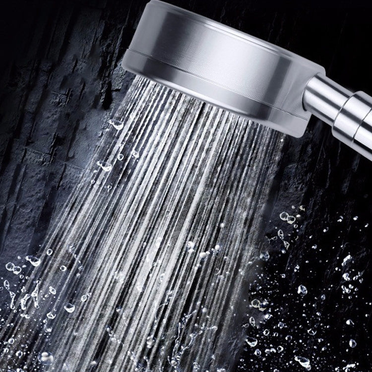 Space Aluminum Round Shape High Pressure Handheld Shower Head Water Saving Bathroom Accessories, Size: 23 x 8.2 x 2cm, BT-209 (Gold), BT-209 (Blue), BT-209 (Red), BT-209 (Silver)