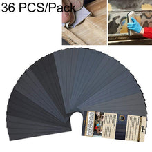 Load image into Gallery viewer, 36 PCS LANHU Grit 400-3000 Wet And Dry Polishing Grinding Sandpaper，Size: 22.9 x 9.1cm, 36 PCS