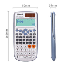 Load image into Gallery viewer, OSALO OS-991ES PLUS 10+2 Digits Multi-functional Student Function Scientific Calculator Solar Energy Dual Power Calculator, OS-991ES
