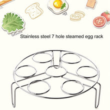 Load image into Gallery viewer, Steamer Rack Basket Egg Vegetable Steaming Trivet for Instant Pot Pressure Cooker, Diameter: 17.5cm, Height: 4.5cm, Diameter: 17.5cm, Height: 4.5cm