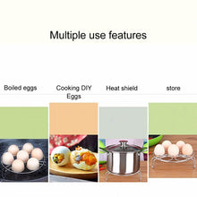 Load image into Gallery viewer, Steamer Rack Basket Egg Vegetable Steaming Trivet for Instant Pot Pressure Cooker, Diameter: 17.5cm, Height: 8cm, Diameter: 17.5cm, Height: 8cm