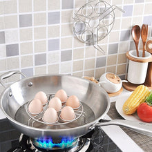 Load image into Gallery viewer, Steamer Rack Basket Egg Vegetable Steaming Trivet for Instant Pot Pressure Cooker, Diameter: 17.5cm, Height: 8cm, Diameter: 17.5cm, Height: 8cm