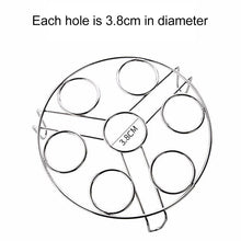 Load image into Gallery viewer, Steamer Rack Basket Egg Vegetable Steaming Trivet for Instant Pot Pressure Cooker, Diameter: 17.5cm, Height: 5.5cm, Diameter: 17.5cm, Height: 5.5cm