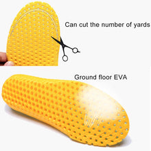 Load image into Gallery viewer, 1 Pair Sports Shock Absorption Breathable Soft Thick Sweat Absorbent Insoles for Men / Women, Size: L(41-46 Yards), Size: L(41-46 Yards)