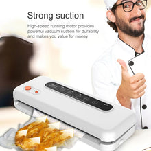 Load image into Gallery viewer, Household Commercial Food Vacuum Plastic Packaging Machine Sealer Closer Machine, EU Plug, Food EU Plug (Black), Food EU Plug (White)