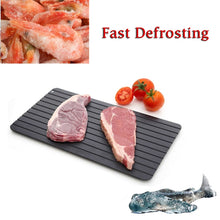 Load image into Gallery viewer, Kitchen Tool Rapid Defrosting Tray Thawing Plate Frozen Food Defrost Without Electricity, Size: 11.6 x 8 inch, Medium 3mm