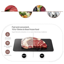 Load image into Gallery viewer, Kitchen Tool Rapid Defrosting Tray Thawing Plate Frozen Food Defrost Without Electricity, Size: 11.6 x 8 inch, Medium 3mm