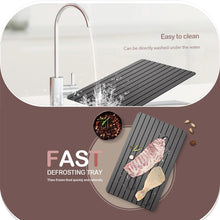 Load image into Gallery viewer, Kitchen Tool Rapid Defrosting Tray Thawing Plate Frozen Food Defrost Without Electricity, Size: 11.6 x 8 inch, Medium 3mm