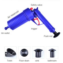 Load image into Gallery viewer, Kitchen Toilet High Pressure Drain Pipes Sinks Air Power Blaster Cleaner Plunger Clog Remover, Pressure Drain Pipes
