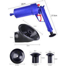 Load image into Gallery viewer, Kitchen Toilet High Pressure Drain Pipes Sinks Air Power Blaster Cleaner Plunger Clog Remover, Pressure Drain Pipes