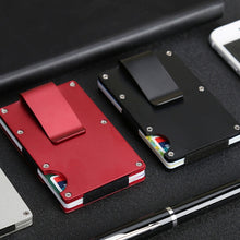 Load image into Gallery viewer, Slim Wallet Money Clip Credit Card Holder, Random Color, X-11