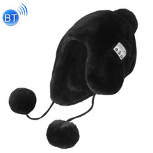 Load image into Gallery viewer, Bluetooth Warm Plush Hat, Supports Phone Answering &amp; Bluetooth Photo Taking &amp; Music Playing