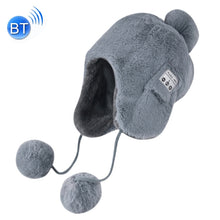 Load image into Gallery viewer, Bluetooth Warm Plush Hat, Supports Phone Answering &amp; Bluetooth Photo Taking &amp; Music Playing
