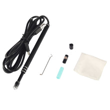 Load image into Gallery viewer, i96 3 in 1 USB Ear Scope Inspection HD 0.3MP Camera Visual Ear Spoon for OTG Android Phones &amp; PC &amp; MacBook, 1.85m Length Cable, 3 in 1 Black  0.3MP