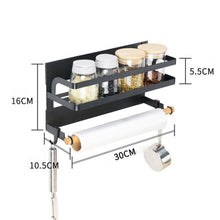 Load image into Gallery viewer, Kitchen Single Layer Magnetic Refrigerator Rack Storage Holder, Single Layer