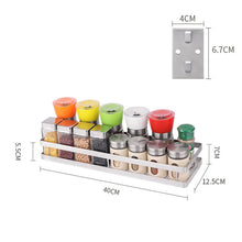 Load image into Gallery viewer, 304 Stainless Steel Wall-mounted Kitchen Rack Hanging Seasoning Holder, Seasoning Holder