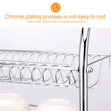 Load image into Gallery viewer, Multi-function Kitchen Stainless Steel Three Layers Arch Shape Rack Hanging Bowl Dish Holder, Three Layers Arch Shape