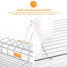 Load image into Gallery viewer, Multi-function Kitchen Stainless Steel Three Layers Flower Shape Steel Sheet Rack Hanging Bowl Dish Holder, Three Layers Flower Shape
