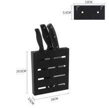 Load image into Gallery viewer, Stainless Steel Wall-mounted Kitchen Rack Hanging Kinfe Holder, Kinfe Holder