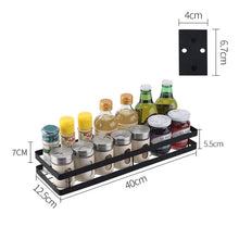 Load image into Gallery viewer, Stainless Steel Wall-mounted Kitchen Rack Hanging Seasoning Holder, Seasoning Holder