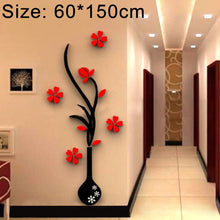 Load image into Gallery viewer, Creative Vase 3D Acrylic Stereo Wall Stickers TV Background Wall Corridor Home Decoration, Size: 60*150cm