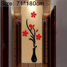 Load image into Gallery viewer, Creative Vase 3D Acrylic Stereo Wall Stickers TV Background Wall Corridor Home Decoration, Size: 71x180x5cm, Size: 71*180cm