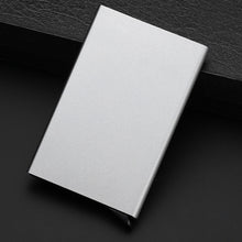 Load image into Gallery viewer, Antimagnetic Stainless Steel PU Business Card Holder Credit Card Case, Size: 10*6.2*0.8cm