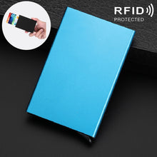 Load image into Gallery viewer, Antimagnetic Stainless Steel PU Business Card Holder Credit Card Case, Size: 10*6.2*0.8cm