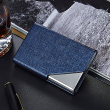 Load image into Gallery viewer, Oracle Bone Texture Business Card Holder Wallet Credit Card ID Case Holder, Random Color, Oracle Bone Texture