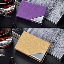 Load image into Gallery viewer, Oracle Bone Texture Business Card Holder Wallet Credit Card ID Case Holder, Random Color, Oracle Bone Texture