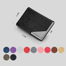 Load image into Gallery viewer, Oracle Bone Texture Business Card Holder Wallet Credit Card ID Case Holder, Random Color, Oracle Bone Texture
