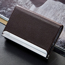 Load image into Gallery viewer, Lichi texture Business Card Holder Credit Card ID Case Holder