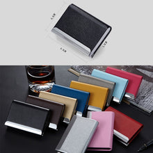 Load image into Gallery viewer, Lichi texture Business Card Holder Credit Card ID Case Holder