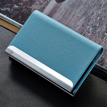 Load image into Gallery viewer, Lichi texture Business Card Holder Credit Card ID Case Holder