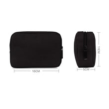 Load image into Gallery viewer, Simple Multi-functional Digital Device Travel Storage Bag for Phones, Power Bank, U-disk, Earphones, Data Cable and etc, Big Size: 23*11*5cm, Size:  23*11*5cm Black, Size:  23*11*5cm Pink, Size: 23*11*5cm Grey, Size: 23*11*5cm Blue, DY01 23x11x5cm