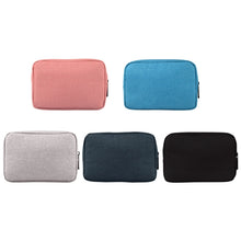 Load image into Gallery viewer, Simple Multi-functional Digital Device Travel Storage Bag for Phones, Power Bank, U-disk, Earphones, Data Cable and etc, Big Size: 23*11*5cm, Size:  23*11*5cm Black, Size:  23*11*5cm Pink, Size: 23*11*5cm Grey, Size: 23*11*5cm Blue, DY01 23x11x5cm