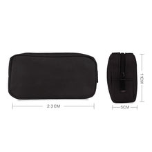 Load image into Gallery viewer, Simple Multi-functional Digital Device Travel Storage Bag for Phones, Power Bank, U-disk, Earphones, Data Cable and etc, Small Size: 16*11*5cm, Size: 16*11*5cm Black, Size: 16*11*5cm Pink, Size: 16*11*5cm Grey, Size: 16*11*5cm Blue, DY01 16x11x5cm