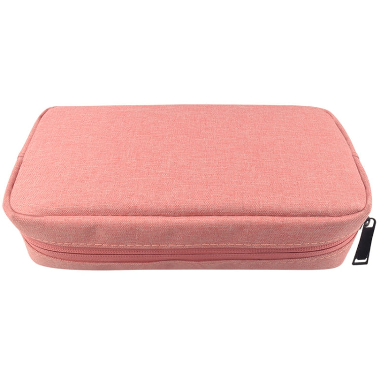 Simple Multi-functional Digital Device Travel Storage Bag for Phones, Power Bank, U-disk, Earphones, Data Cable and etc, Small Size: 16*11*5cm, Size: 16*11*5cm Black, Size: 16*11*5cm Pink, Size: 16*11*5cm Grey, Size: 16*11*5cm Blue, DY01 16x11x5cm