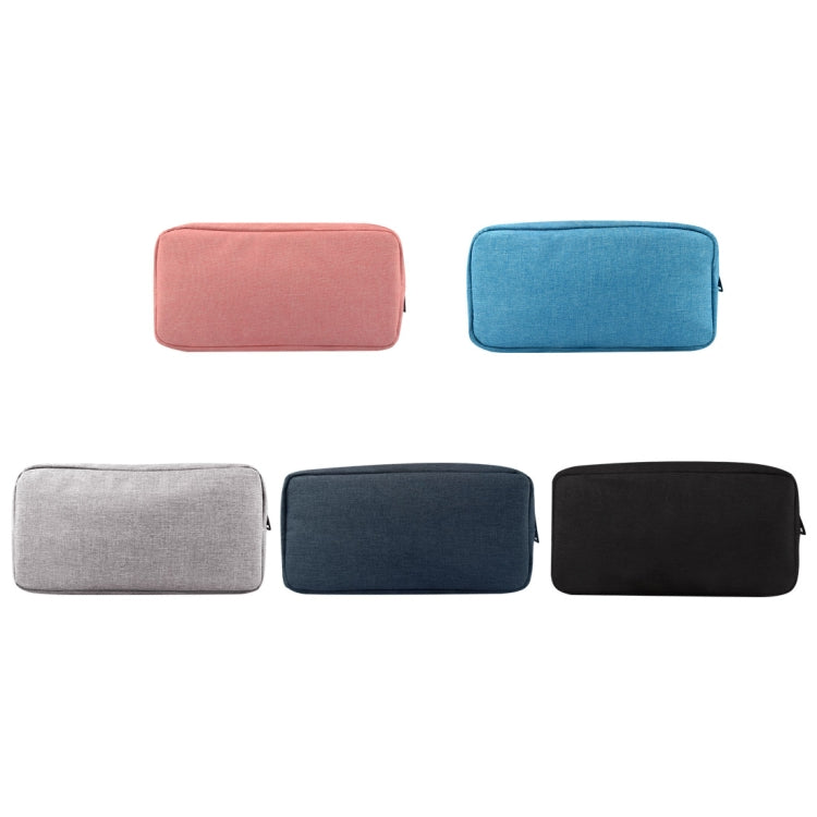 Simple Multi-functional Digital Device Travel Storage Bag for Phones, Power Bank, U-disk, Earphones, Data Cable and etc, Small Size: 16*11*5cm, Size: 16*11*5cm Black, Size: 16*11*5cm Pink, Size: 16*11*5cm Grey, Size: 16*11*5cm Blue, DY01 16x11x5cm