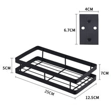 Load image into Gallery viewer, 25cm Kitchen Punch-free Wall Mount Seasoning Storage Rack, 25cm