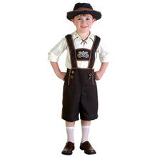 Load image into Gallery viewer, Halloween Costume Children Beer Costume Oktoberfest Suits England Style Cosplay, Size:S, Waistline: 68cm, Dress Length: 53cm, Long Pants: 40cm, Suggested Height:115-125cm, Size: S Children