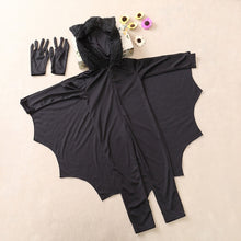 Load image into Gallery viewer, Halloween Costume Children Jumpsuit Bat Style Cosplay Costumes Stage Suit Size:M, Suggested Height:115-130cm, Size: M Children