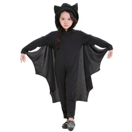 Halloween Costume Children Jumpsuit Bat Style Cosplay Costumes Stage Suit Size:XL, Suggested Height:140-155cm, Size: XL Children