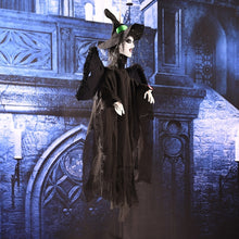 Load image into Gallery viewer, Flying Hanging Ghost Scary Sound and Moving for Halloween Decorations, Hanging Ghost(Black), Hanging Ghost(Grey), Hanging Ghost(White)