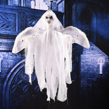 Load image into Gallery viewer, Flying Hanging Ghost Scary Sound and Moving for Halloween Decorations, Hanging Ghost(Black), Hanging Ghost(Grey), Hanging Ghost(White)