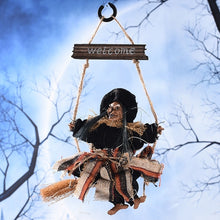 Load image into Gallery viewer, Halloween Retro Witch Ornaments Broom Ghost Hang Up Props Halloween House Decoration Festive Party Supplies Halloween Pendant